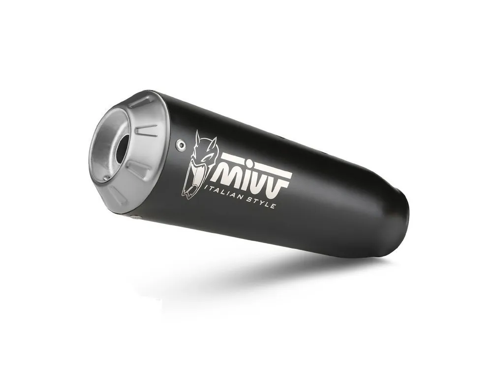 TERMINALE X-M1 ACCIAIO INOX NERO MIVV ZONTES ZT 350 GK 2022-2026- Popolare