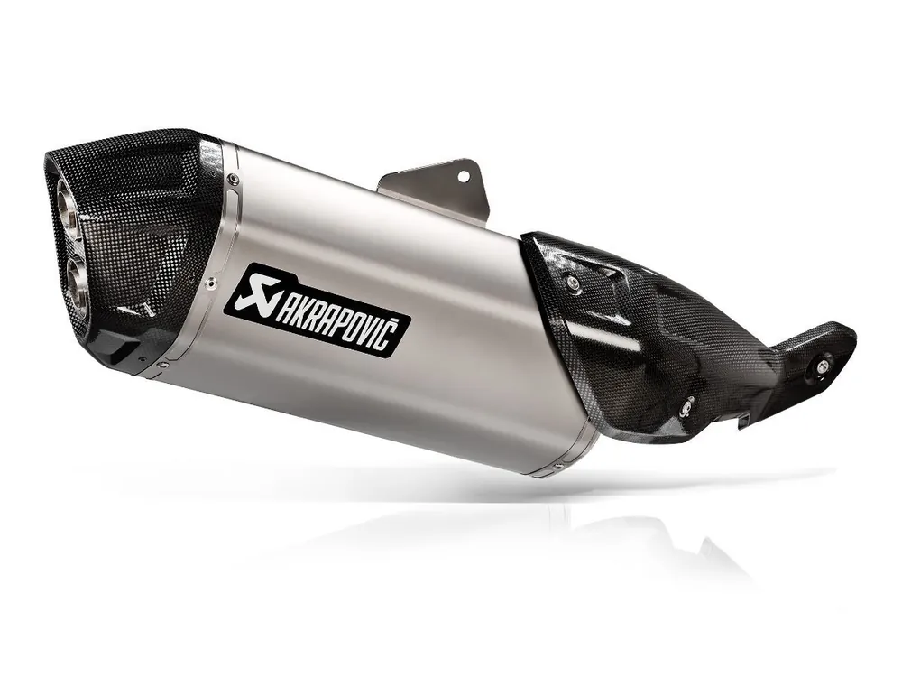 Pagamento Sicuro TERMINALE AKRAPOVIC TITANIO CARBONIO SUZUKI V-STROM 800 DE 2022-2024-
