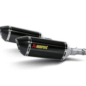 Prezzo Conveniente COPPIA TERMINALI SCARICO AKRAPOVIC CARBONIO KAWASAKI Z 1000 SX 10-13 OMOLOGATO-