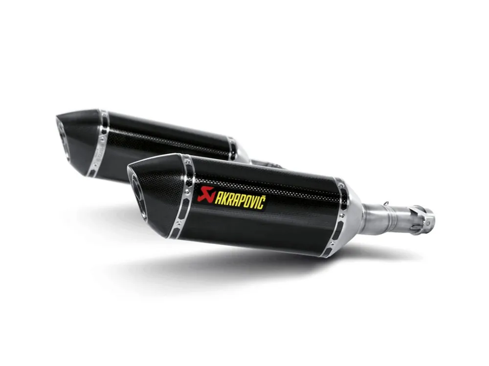Prezzo Conveniente COPPIA TERMINALI SCARICO AKRAPOVIC CARBONIO KAWASAKI Z 1000 SX 10-13 OMOLOGATO-