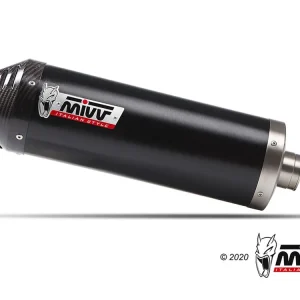Ultima Occasione TERMINALE MIVV OVAL ACCIAIO INOX NERO KAWASAKI ZZR 1400 2006-2008-