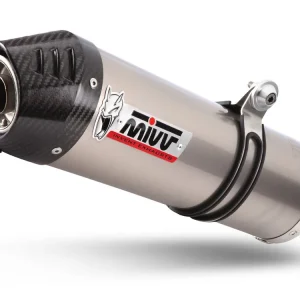 Spedizione Espresso TERMINALE MIVV OVAL TITANIO-CARBONIO SUZUKI DL V-STROM 1050 / XT 2020-2024-