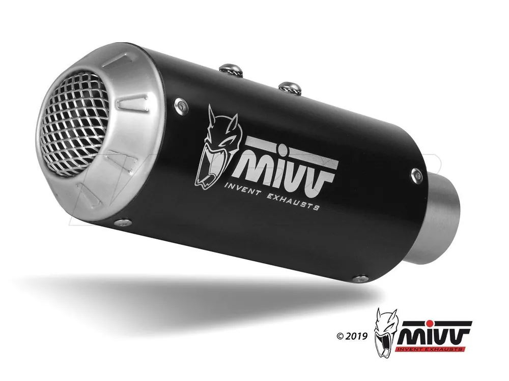 Nuova Collezione TERMINALE MIVV MK3 INOX NERO SUZUKI GSX-S 125 2017-2019-