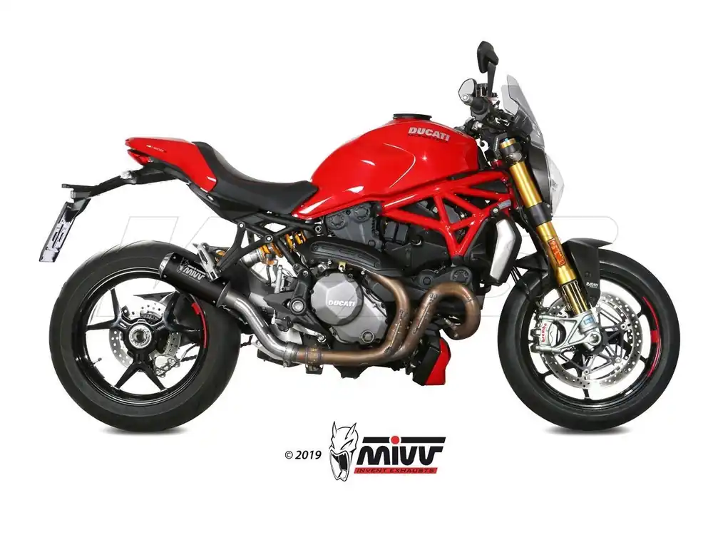 COPPIA TERMINALI MIVV MK3 ACCIAIO INOX DUCATI MONSTER 1200 2017-2019- Non Perdere