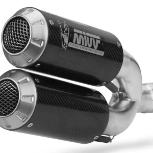 Occasione COPPIA TERMINALI MIVV MK3 CARBONIO DUCATI MONSTER 1200 2014-2016-