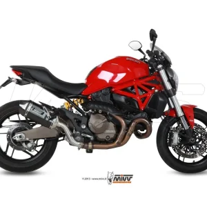 TERMINALE MIVV SPEED EDGE ACCIAIO NERO DUCATI MONSTER 821 2015-2016- Novità