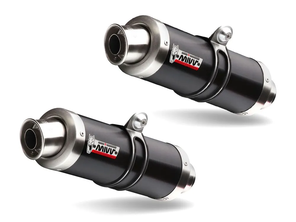 TERMINALI MIVV GP ACCIAIO NERO YAMAHA MT-03 660 2006-2014- Di Tendenza