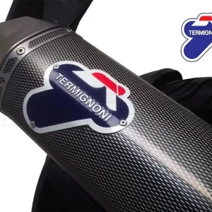 TERMINALE TERMIGNONI INOX CARBON LOOK DERBY RAMBLA 125 2009-2014 OMOLOGATO- Quantità Limitata