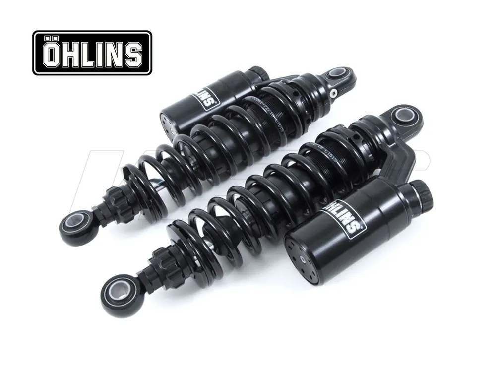 COPPIA AMMORTIZZATORI S36PR1C1L OHLINS BLACK HARLEY DAVIDSON DYNA 1991-2017- Spedizione Gratuita