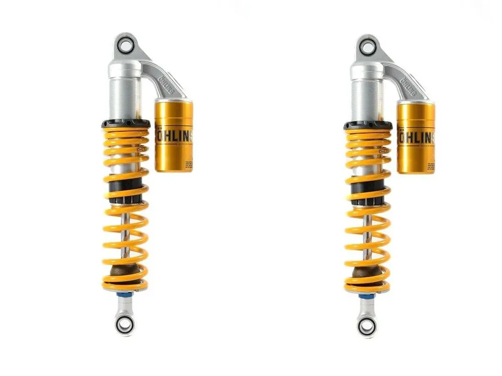 COPPIA AMMORTIZZATORI OHLINS S36PL MOLLE GIALLE TRIUMPH THRUXTON 1200 2016-2018- Popolare