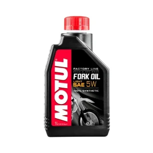 OLIO FORCELLE SINTETICO MOTUL FACTORY LINE FORK OIL LIGHT SAE 5W 1LT- Compra Oggi Stesso