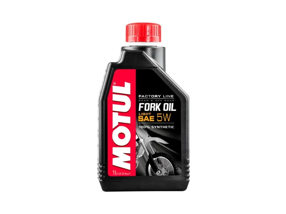OLIO FORCELLE SINTETICO MOTUL FACTORY LINE FORK OIL LIGHT SAE 5W 1LT- Compra Oggi Stesso