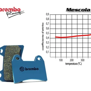 Sconto SET PASTIGLIE FRENO POSTERIORE BREMBO PIAGGIO X10 EXECUTIVE LEFT/REAR 500 2013 IN POI-