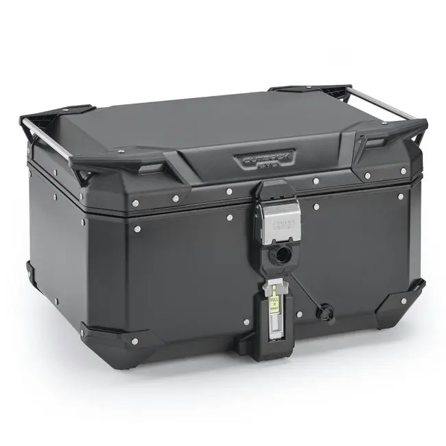 Bauletto Givi Trekker Outback Evo Smart in alluminio 58 litri nero- Spedizione Gratuita