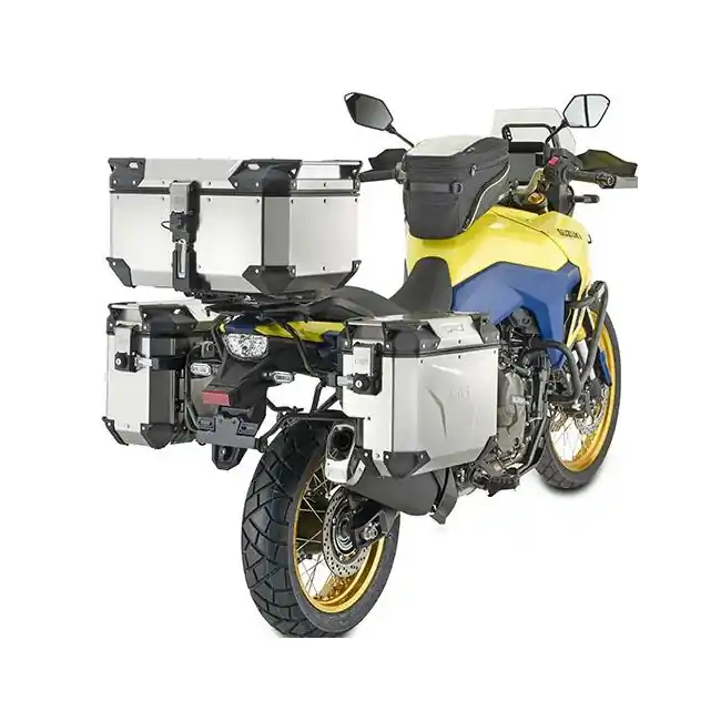 Portavaligie laterale Givi PLOS  Monokey Cam-Side per Suzuki V-Strom 800 DE dal 2023- Spedito Oggi