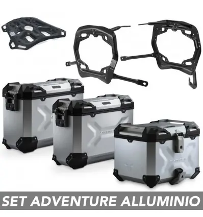 Più Venduto Kit valigie SW-Motech Trax Adv alluminio per Suzuki DL 1000 V-Strom dal 2014-