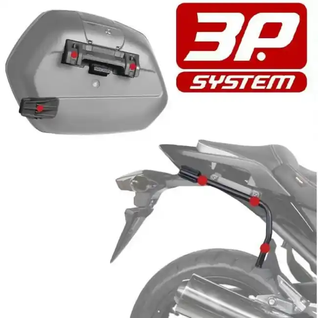 Portavaligie laterale Shad 3P per valigie su Kawasaki Versys 650 dal 2015- Compra Online