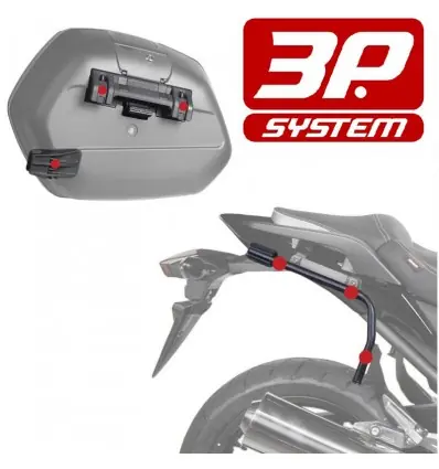 Portavaligie laterale Shad per valigie 3P su Yamaha Tracer 9/GT 21-24- Consegna Rapida