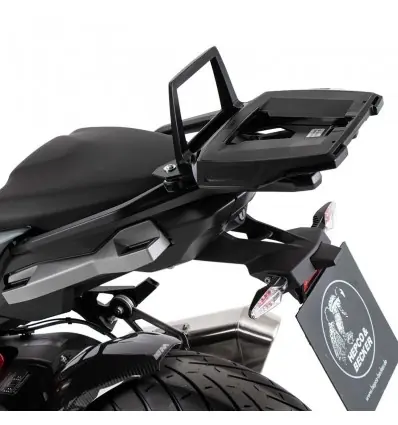Must-Have Portapacchi nero Hepco & Becker Alu Rack per attacco originale su BMW S1000 XR dal 2020-