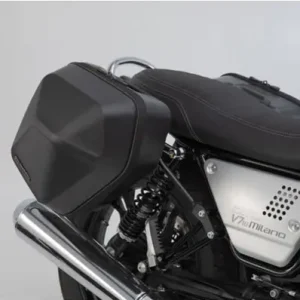 Set borse laterali più telai portaborse SW-Motech per Moto Guzzi V7 III dal 2016- Pagamento Sicuro