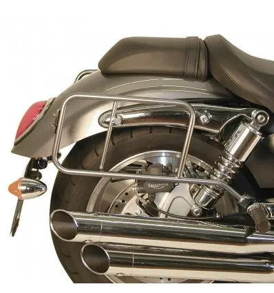 Telai laterali neri Hepco & Becker per Moto Triumph Rocket III- Professionale