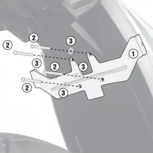 Accessorio Givi 3110KIT per montaggio telai laterali senza portapacchi su Suzuki GSX-S 1000 e 1000F- Compra Online