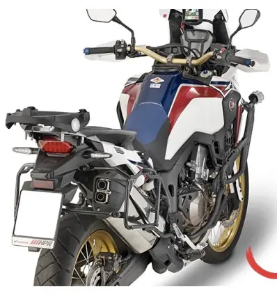 Portavaligie laterale a sgancio rapido Givi PLR1144 Monokey per Honda CRF 1000 Africa Twin 16-17- Ordina Subito