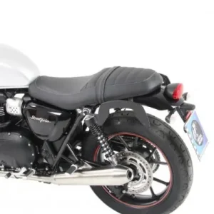 Telai laterali neri Hepco & Becker C-Bow system per Triumph Street Twin e Speed Twin 900- Nuova Collezione