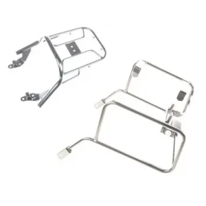 Consegna Rapida Portapacchi e telai laterali Hepco & Becker cromati per Yamaha XS750 SE 80-81-