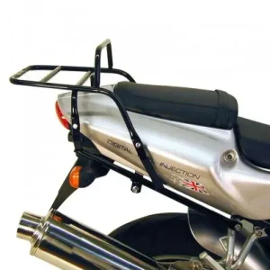 Occasione Portapacchi nero Hepco & Becker Rear Rack per Triumph Speed Triple T509, Daytona T509 e Daytona 955i fino al 2001-