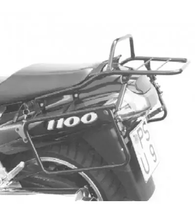 Portapacchi nero Hepco & Becker Rear Rack per Kawasaki ZZ-R 1100 93-01- Reso Gratuito