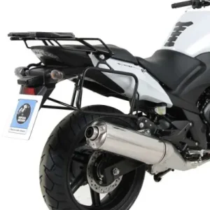 Coppia telai laterali neri Hepco & Becker Lock It per Honda CBF 1000F dal 2010 al 2016- Prezzo Di Fabbrica