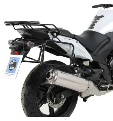 Coppia telai laterali neri Hepco & Becker Lock It per Honda CBF 1000F dal 2010 al 2016- Prezzo Di Fabbrica