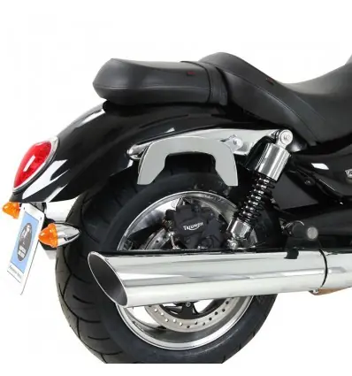 Telai laterali neri Hepco & Becker C-Bow system per Triumph Rocket III/Roadster cromati- Affare
