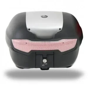 Nuovo Arrivo Baule top case Hepco & Becker Journey 40 litri argento con piastra universale-