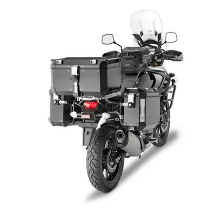 Più Venduto Portavaligie laterale Givi PL3105CAM Trekker Outback per Suzuki DL1000 V-Strom dal 2014-