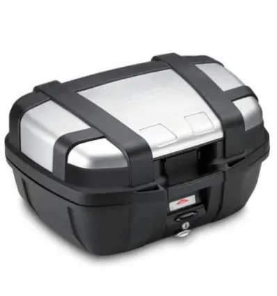 Valigia rigida Givi TRK52N Trekker da 52 litri nero alluminio- Ultime Pezzi