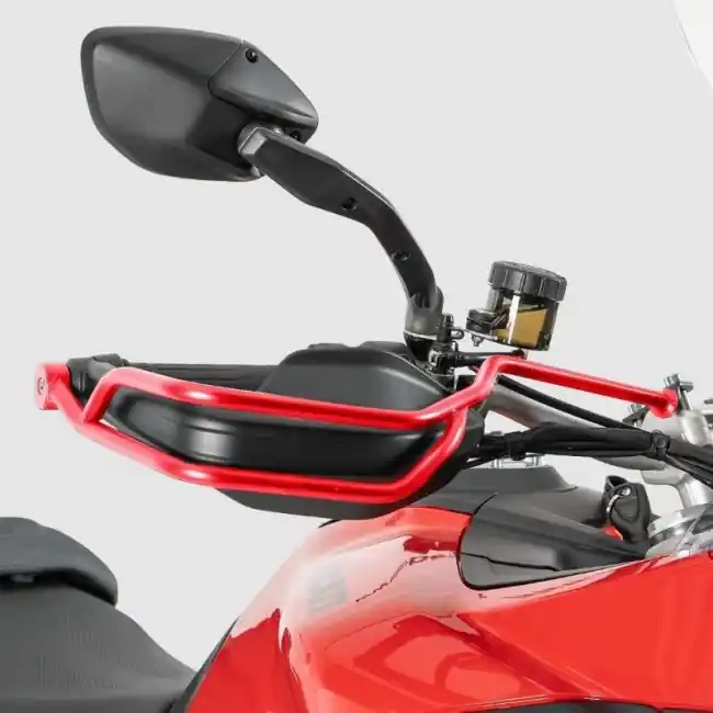 Protezione paramani Hepco & Becker per Ducati Multistrada V2/S dal 2025 rosso- Popolare