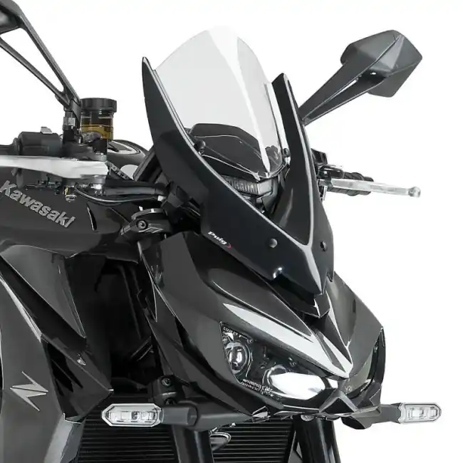 Ultimissimo Modello Cupolino Puig Touring per Kawasaki Z1100 dal 2026 trasparente-