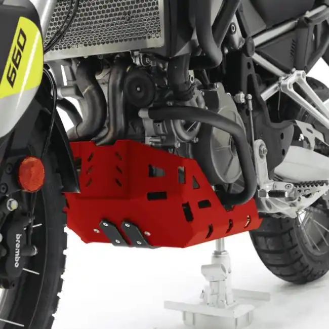 Paramotore Isotta per Aprilia Tuareg 660 dal 2022 rosso- Spedizione Gratuita