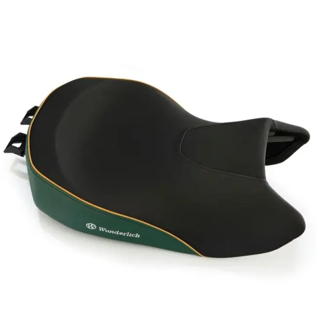 Esclusivo Sella pilota Wunderlich Aktivcomfort per BMW R1300 GS verde e oro-