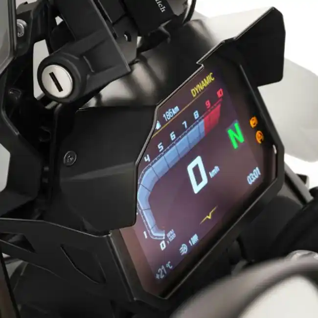 Visiera antiriflesso Wunderlich per cornici antifurto TFT 6,5 BMW- Ultima Occasione