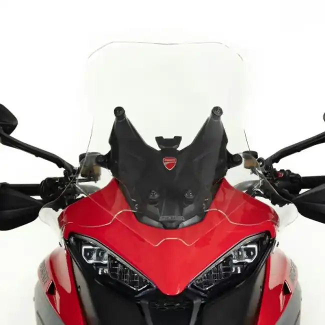 Esclusivo Cupolino Isotta Alto per Ducati Multistrada V4 dal 2021 trasparente-
