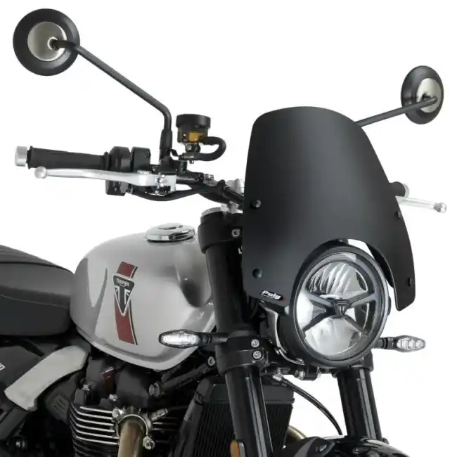 Cupolino Puig Sport per Triumph Speed Twin 900 dal 2025 nero opaco- Consegna Rapida