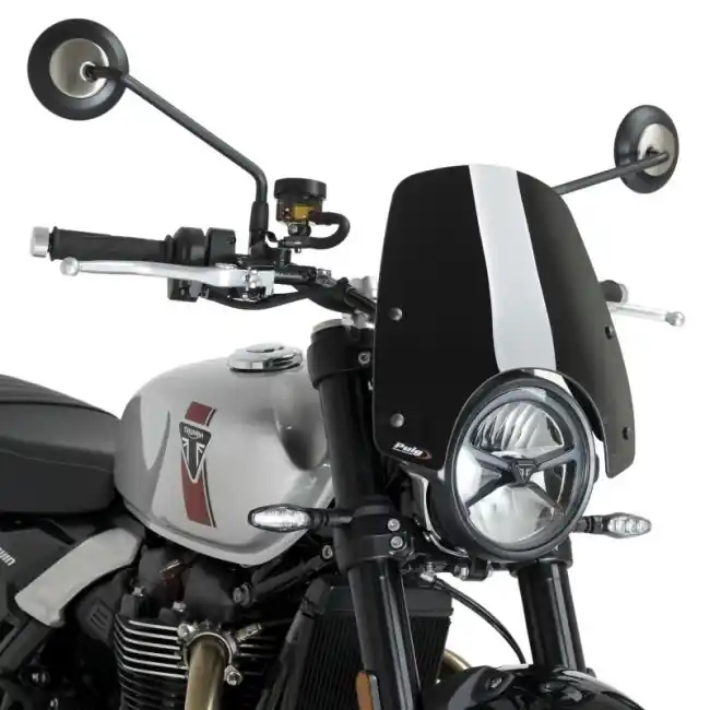 Cupolino Puig Sport per Triumph Speed Twin 900 dal 2025 nero lucido- Ultima Occasione