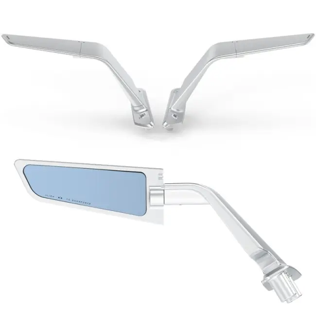 Specchietti Rizoma aerodinamici Stealth argento per Yamaha T-Max 560 dal 2025- Prezzo Ridotto