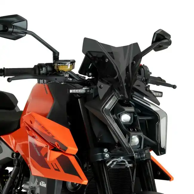 Occasione Cupolino Puig Sport per KTM Duke 990 dal 2024 fume scuro-