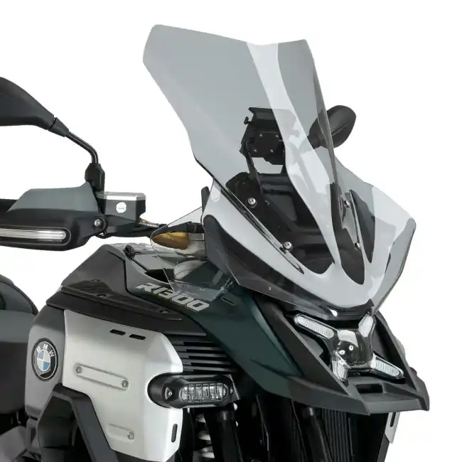 Must-Have Cupolino Puig Touring+ per BMW R1300 GS e Adventure senza radar fume chiaro-