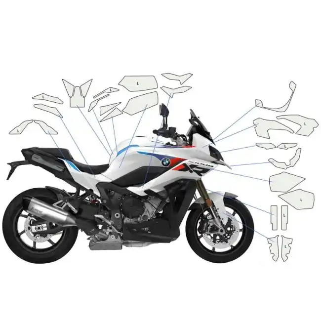 Set completo pellicole protettive Wunderlich per BMW S1000XR dal 2024- Pagamento Sicuro