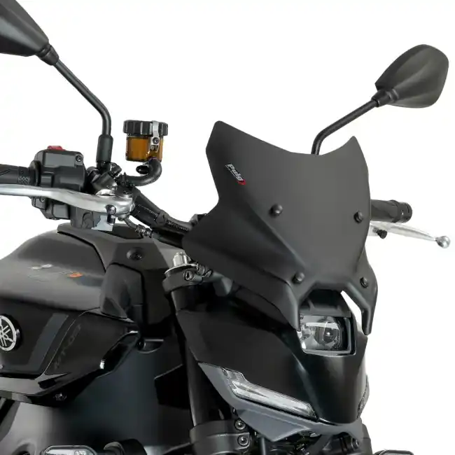 Ultimissimo Modello Cupolino Puig Sport per Yamaha MT 09 e MT 09 SP nero opaco-